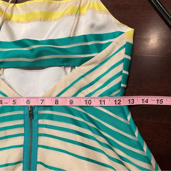 🌟HOST PICK🌟Tracy Reese ‘Arcata’ Striped Flare Midi Dress / Size 2Petite - Picture 10 of 13
